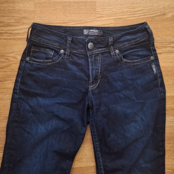 Y2K era Silver low rise jeans - Picture 2 of 9